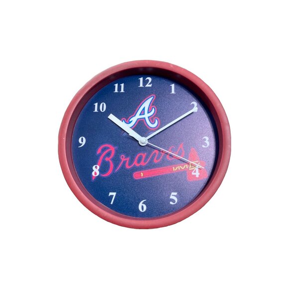 Wall Decor | Atlanta Braves 9 Wall Clock | Poshmark
